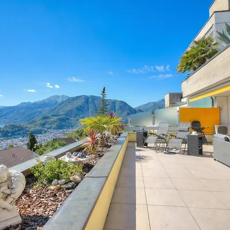 Panorama Maggiore Apartment With Pool In Locarno - Happy Rentals Apartment