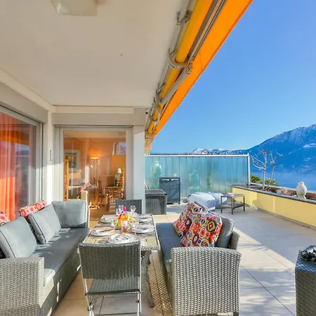 דירה Panorama Maggiore Apartment- Happy *